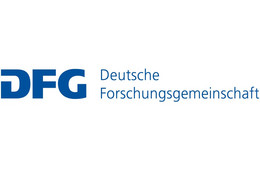 Logo Schriftzug blau: DFG Deutsche Forschungsgemeinschaft