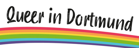 Ein Regenbogen mit dem Schriftzug Queer in Dortmund