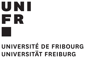 Universität_Freiburg_Logo Auf weißem Hintergrund stehen die Buchstaben "UNI FR" und ein schwarzes Quadrat.
