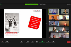 Screenshot von einem Online-Workshop